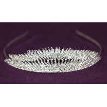 Nova Moda Hot Venda Acessórios De Cabelo De Casamento Headware Crystal Tiara Bridal Crown